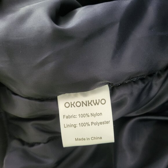 Okonkwo Military Jacket Men's Black US Air Force Logo Long Sleeve Size Medium - Picture 7 of 12